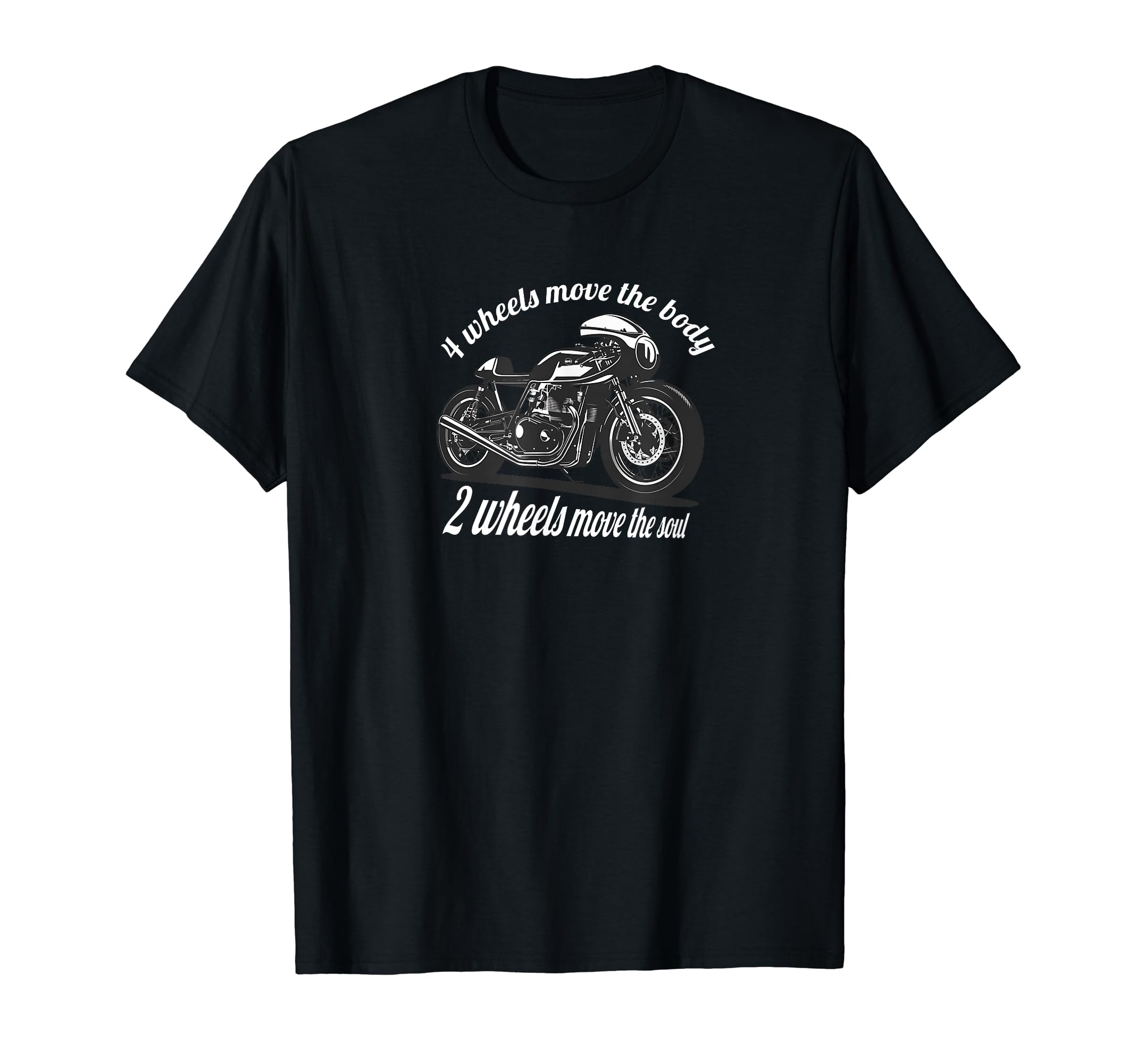 Caf Racer Motorcycle Biker T-Shirt - Graphic Print Unisex - T-Shirt, Sweatshirt, Hoodie