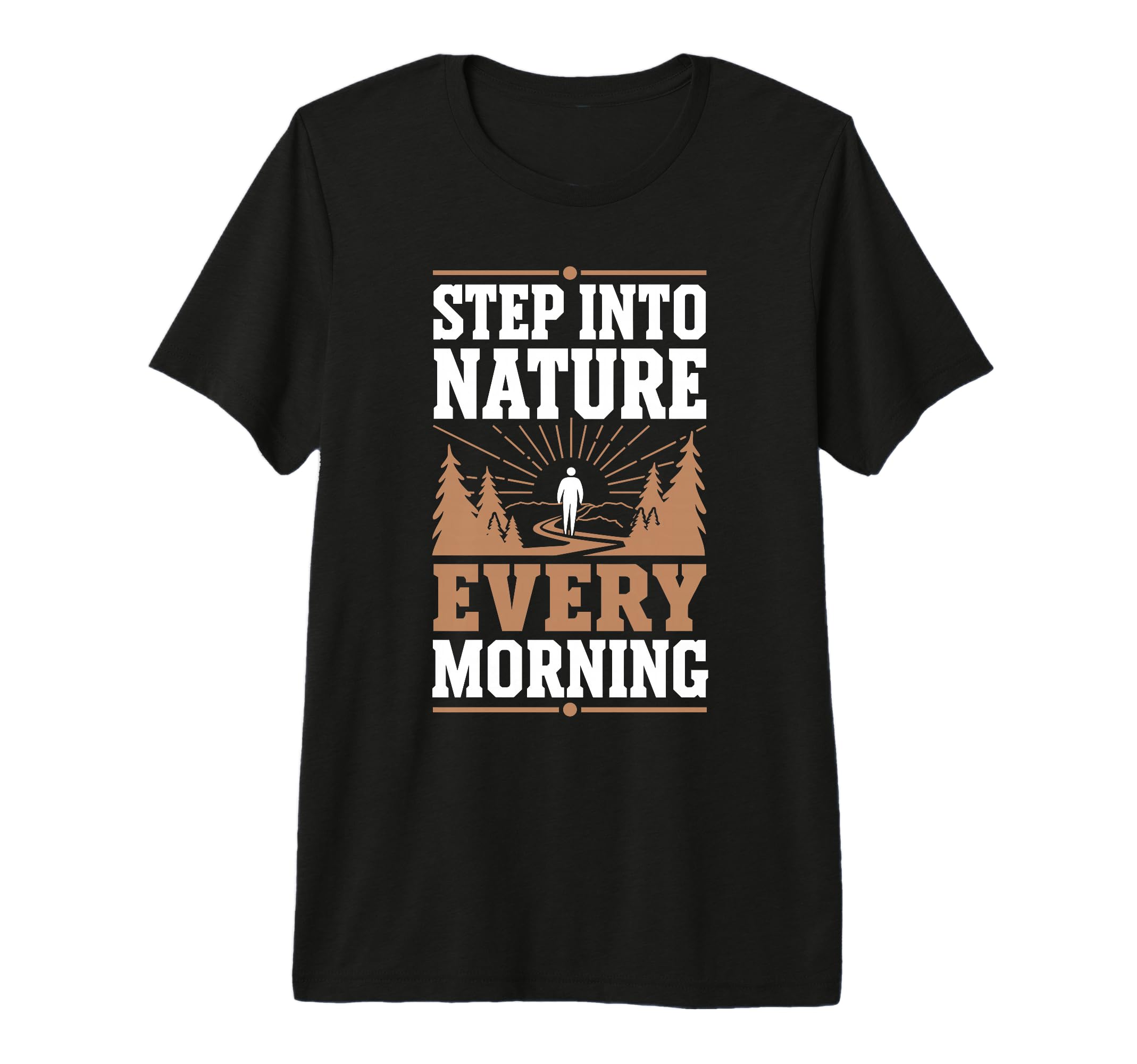 Peaceful Mornings Self Love Morning T-Shirt - Unique Graphic for Adults - T-Shirt, Sweatshirt, Hoodie