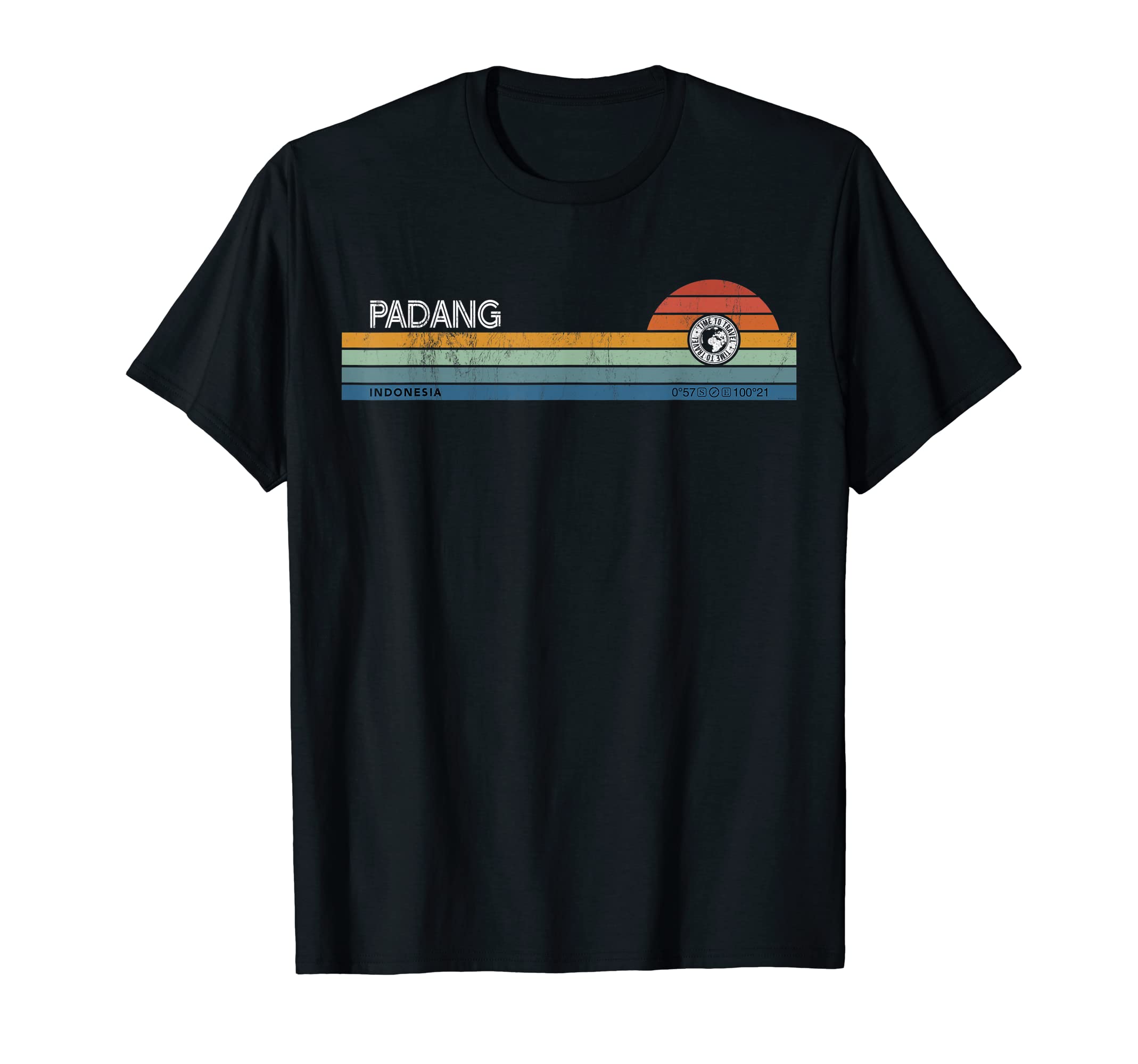 Padang Indonesia West Sumatera Sunset T-Shirt - Custom Art Print Unisex - T-Shirt, Sweatshirt, Hoodie