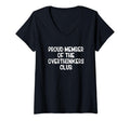 Womens Proud Member Overthinkers T-Shirt - Custom Art Print for Adults - T-Shirt, Sweatshirt, Hoodie