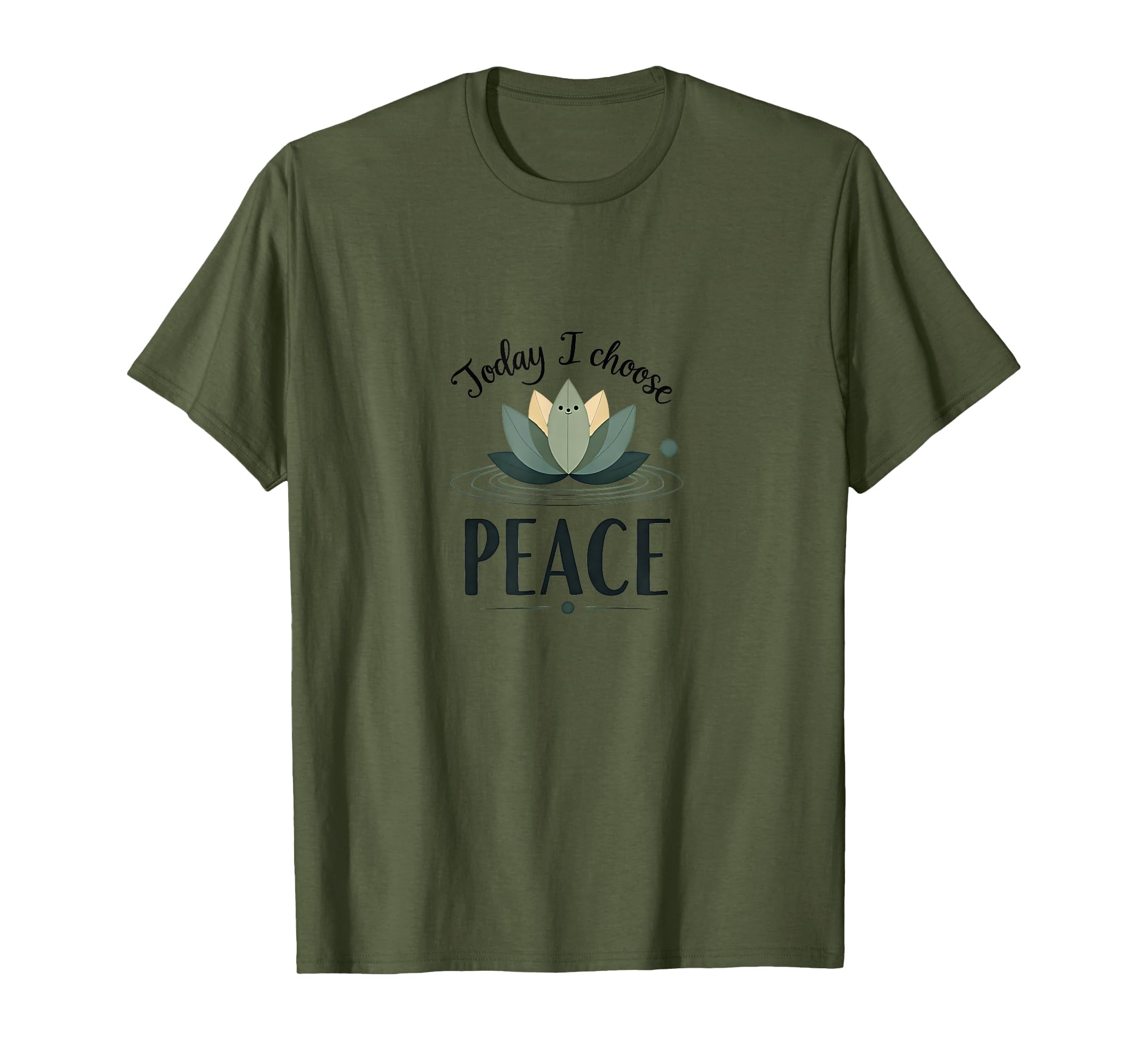 Today I Choose Peace Mindfulness T-Shirt - Novelty Apparel Men Women - T-Shirt, Sweatshirt, Hoodie