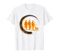 Peace Walking Monks Minimalist Zen Art T-Shirt - Trendy Graphic Men Women - T-Shirt, Sweatshirt, Hoodie