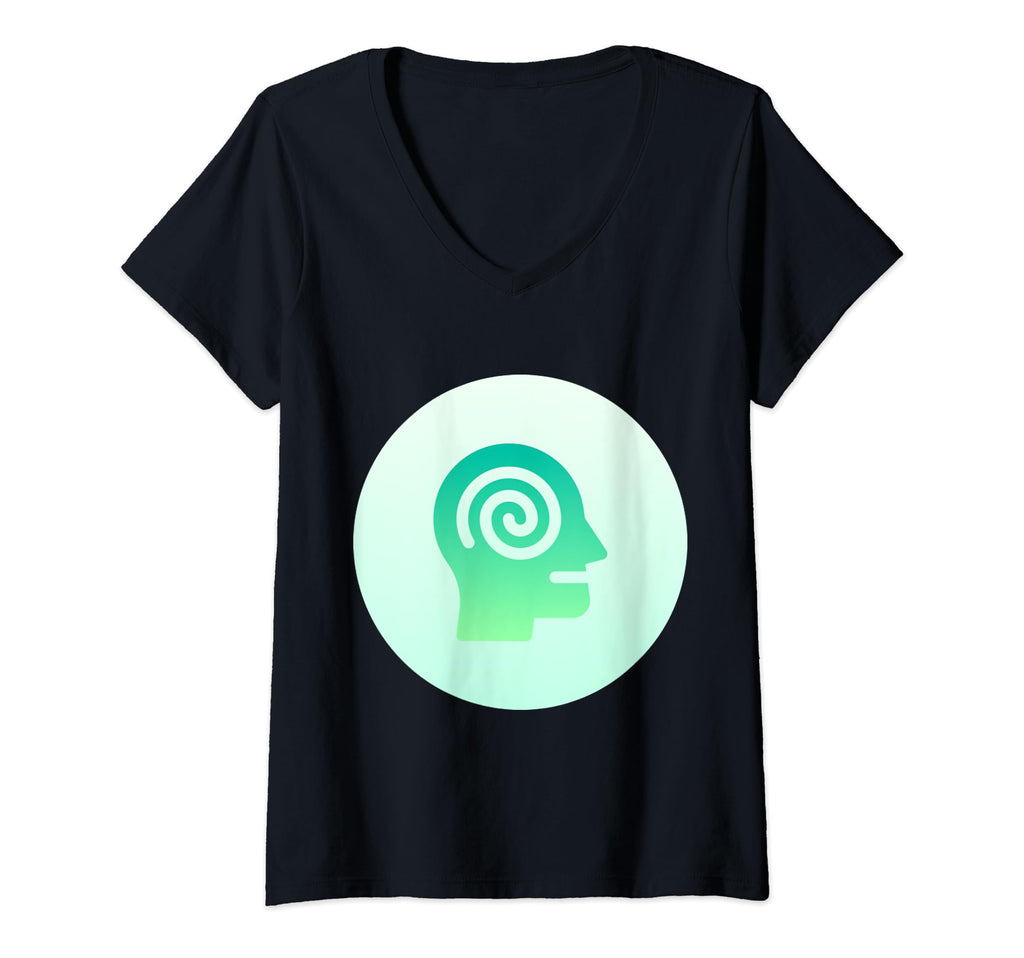 Womens Overthinker Rumination V Neck T-Shirt - Custom Art Print Unisex - T-Shirt, Sweatshirt, Hoodie