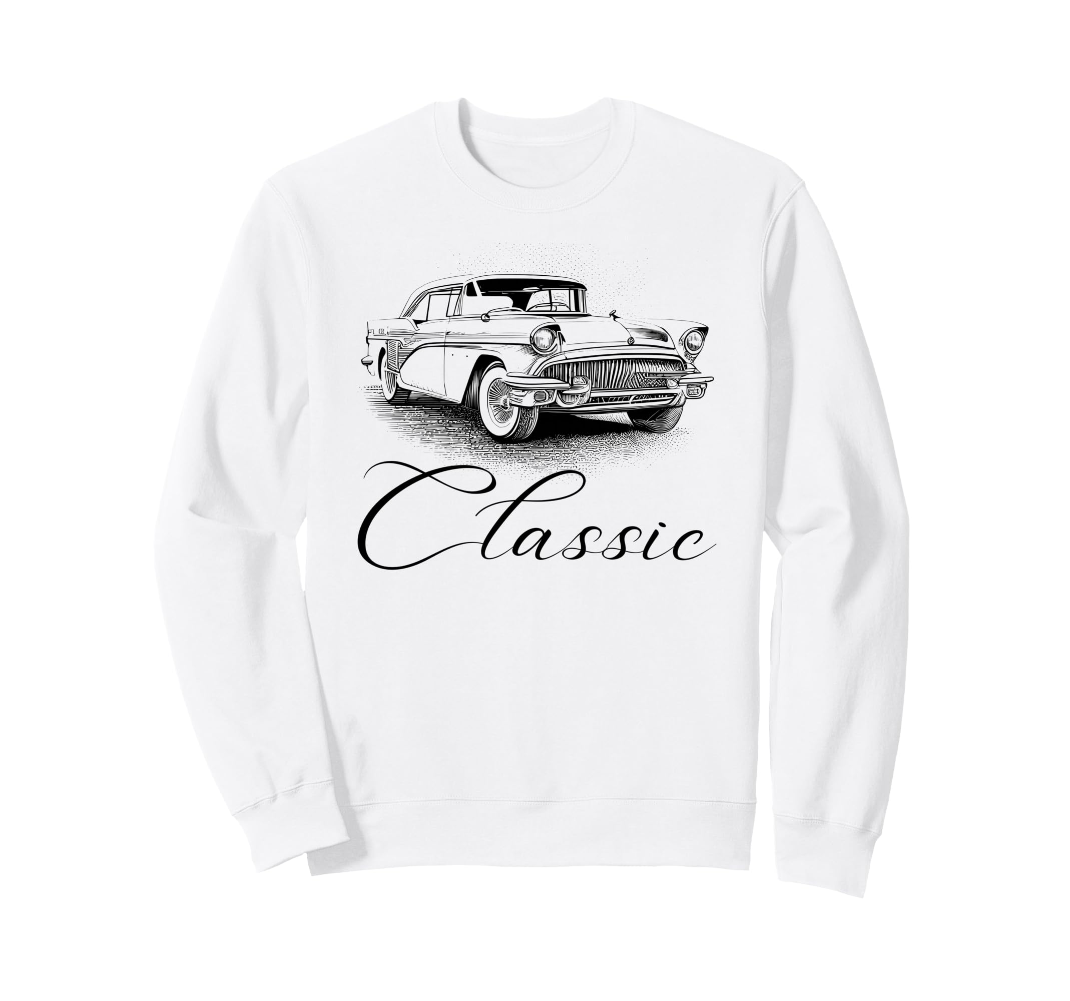 Older Car Sweatshirt - Custom Art Print Unisex - T-Shirt, Sweatshirt, Hoodie