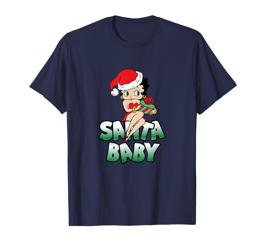Betty Boop Santa T-Shirt - Graphic Print Men Women - T-Shirt, Sweatshirt, Hoodie