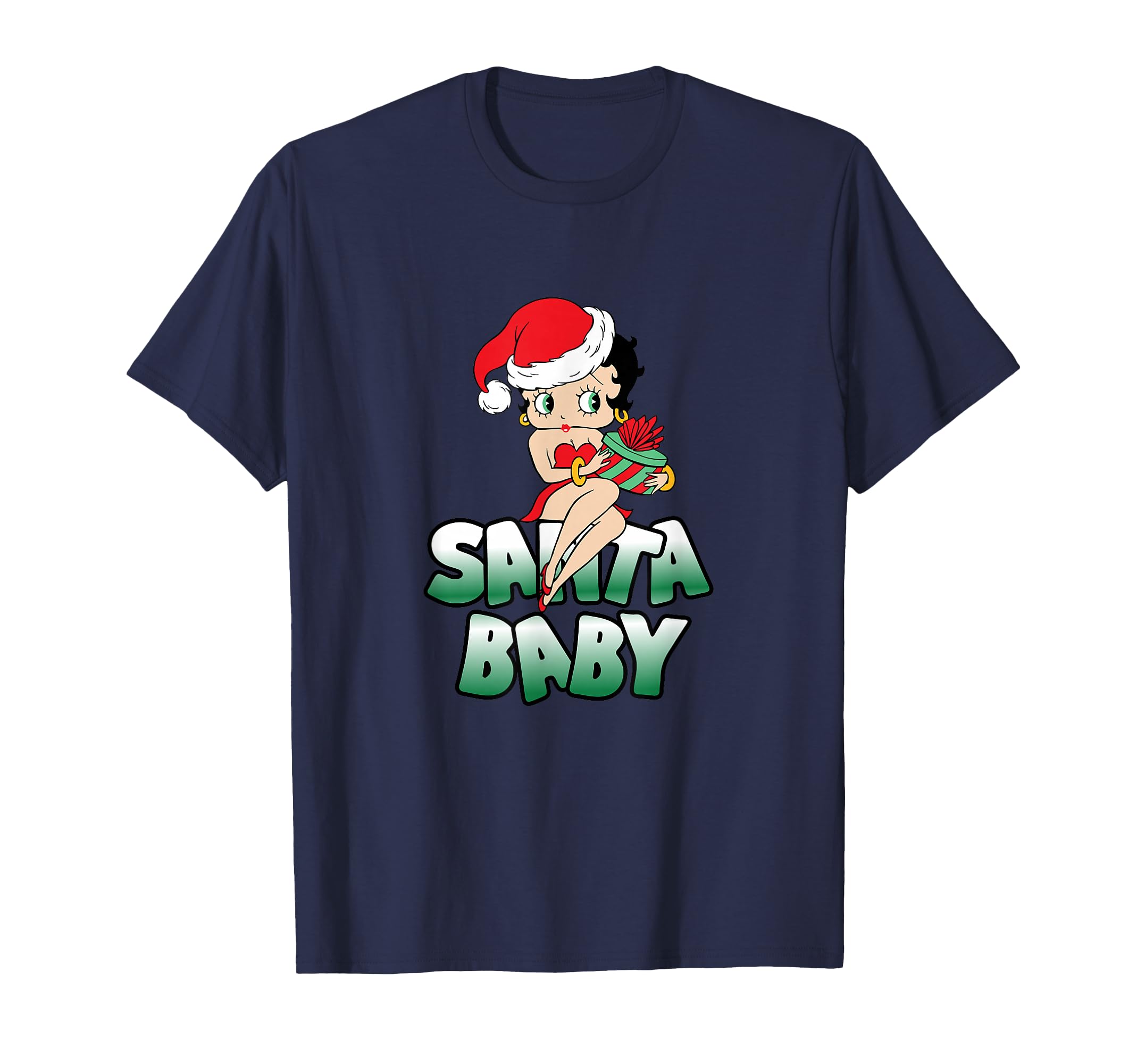 Betty Boop Santa T-Shirt - Unique Graphic Unisex - T-Shirt, Sweatshirt, Hoodie