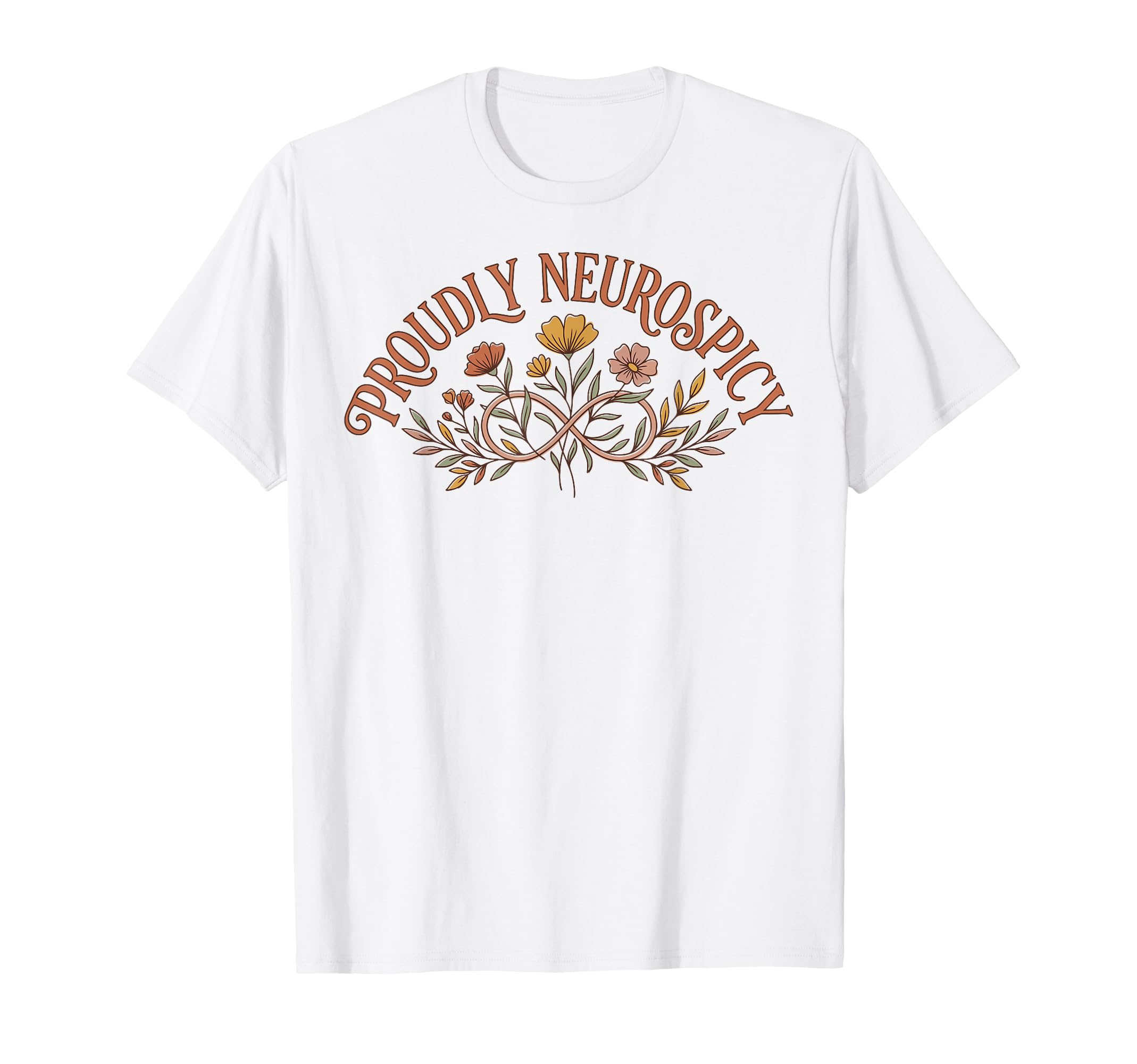 Neurospicy Brain Neurodivergent Adhd T-Shirt - Custom Art Print for Adults - T-Shirt, Sweatshirt, Hoodie