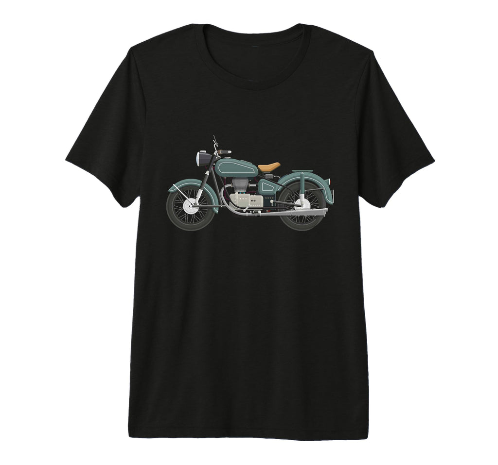 Motorbike Old Fashioned Motorcycle Tri T-Shirt - Fun Novelty Design Unisex - T-Shirt, Sweatshirt, Hoodie