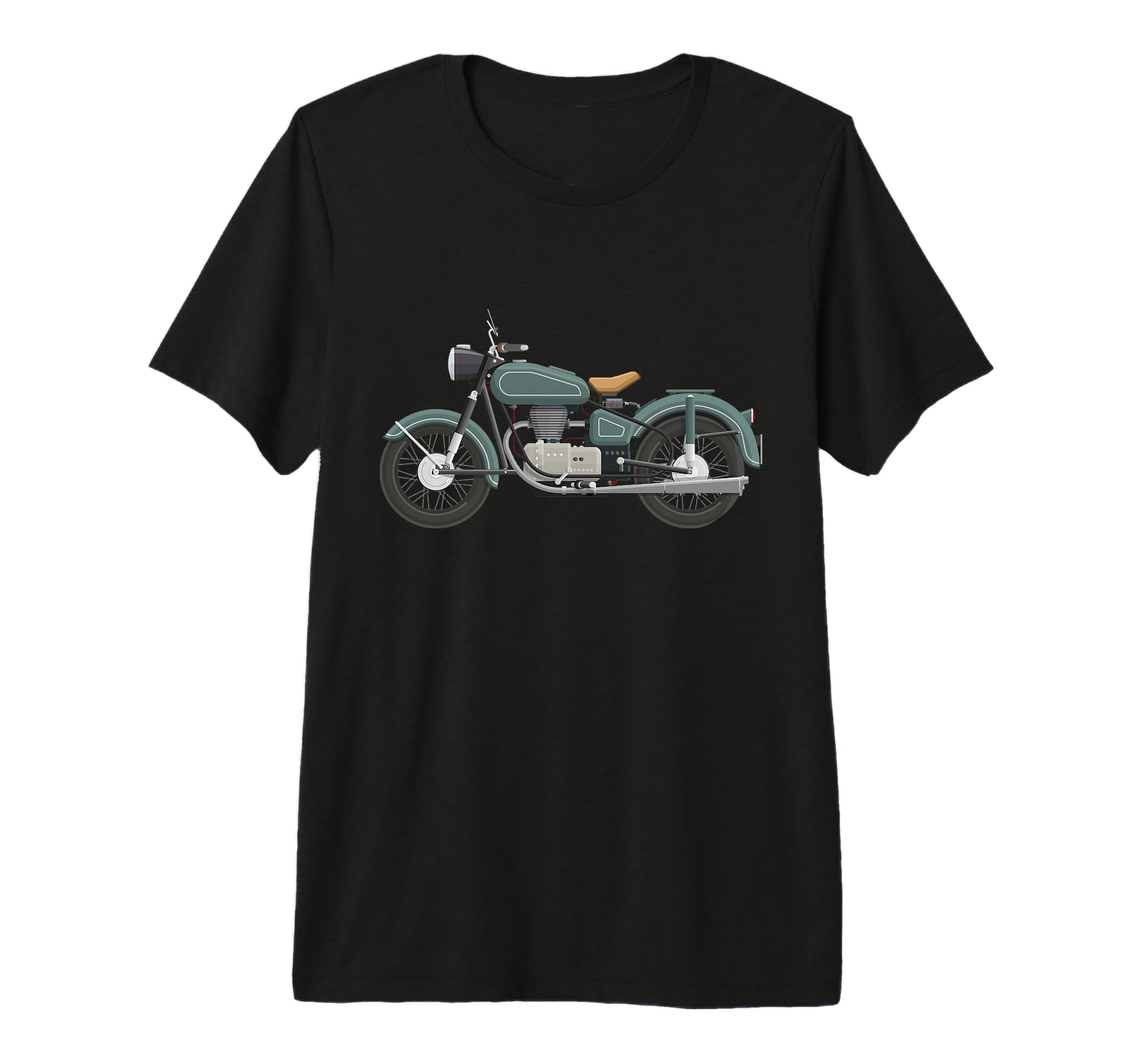 Motorbike Old Fashioned Motorcycle Tri T-Shirt - Fun Novelty Design Unisex - T-Shirt, Sweatshirt, Hoodie