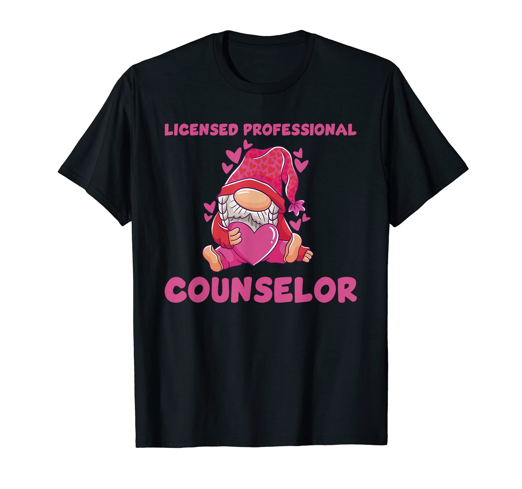 Licensed Professional Counselor Gnome T-Shirt - Trendy Graphic Men Women - T-Shirt, Sweatshirt, Hoodie