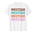 Groovy Western Southern Cowboy Cowgirl T-Shirt - Unique Graphic Unisex - T-Shirt, Sweatshirt, Hoodie