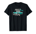 1957 Bel Air Convertible American Car T-Shirt - Minimalist Print Men Women - T-Shirt, Sweatshirt, Hoodie