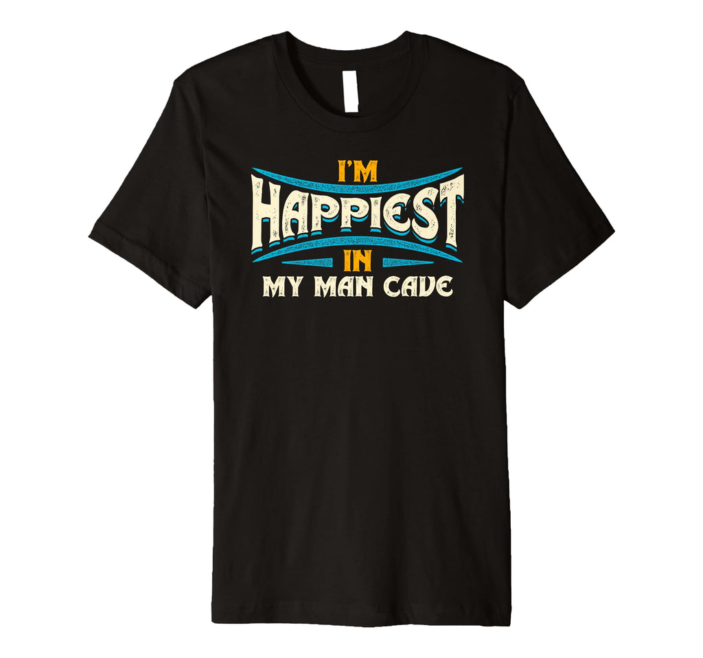 Cave Happiness Typography T-Shirt - Aesthetic Graphic for Adults - T-Shirt, Sweatshirt, Hoodie