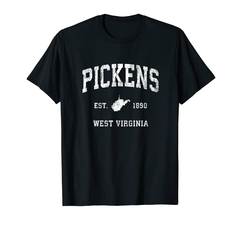 Pickens West Virginia Wv Athletic Sports T-Shirt - Novelty Apparel Unisex - T-Shirt, Sweatshirt, Hoodie