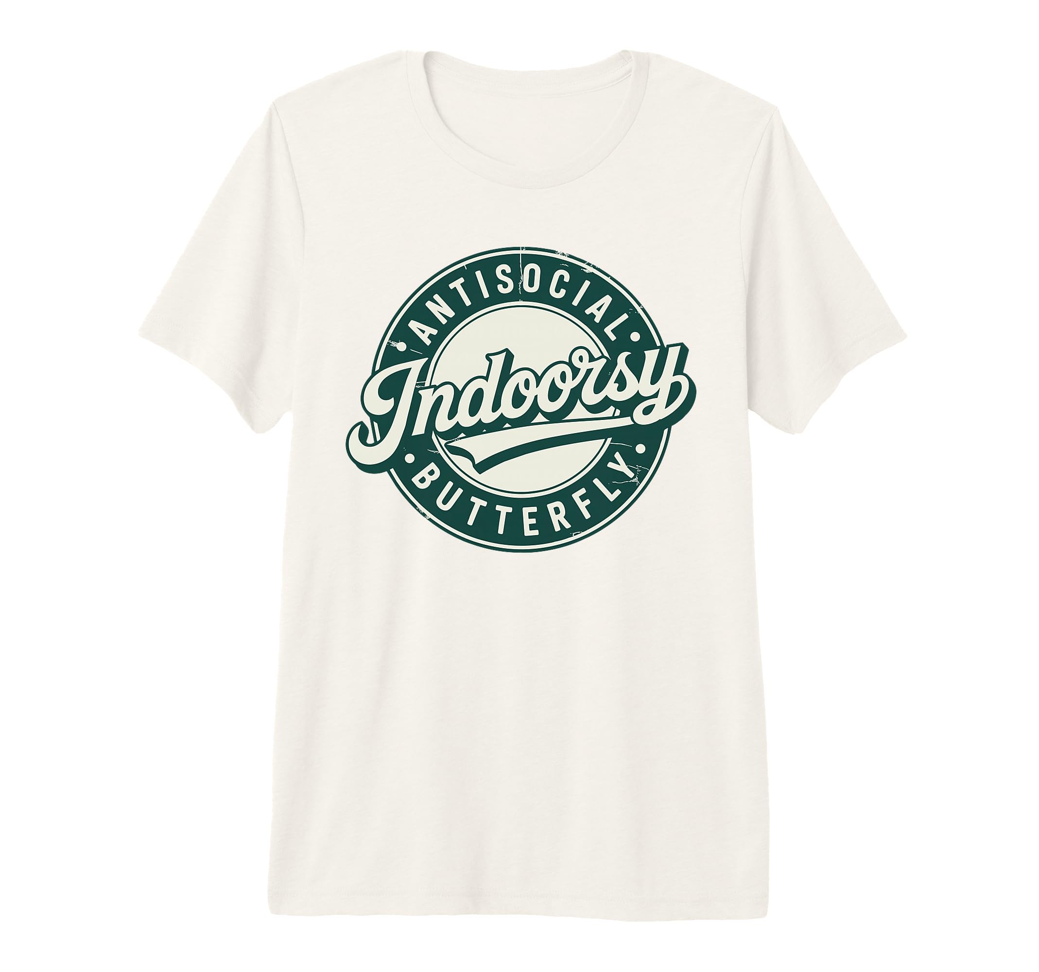 Indoorsy Antisocial Butterfly T-Shirt - Aesthetic Graphic Unisex - T-Shirt, Sweatshirt, Hoodie