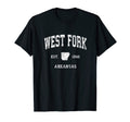 West Fork Arkansas Ar Athletic T-Shirt - Casual Everyday Wear Men Women - T-Shirt, Sweatshirt, Hoodie