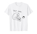 Self Care Frog Drinking Tea T-Shirt - Custom Art Print for Adults - T-Shirt, Sweatshirt, Hoodie