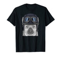 Norwegian Buhund Wearing Motorcycle T-Shirt - Custom Art Print Unisex - T-Shirt, Sweatshirt, Hoodie