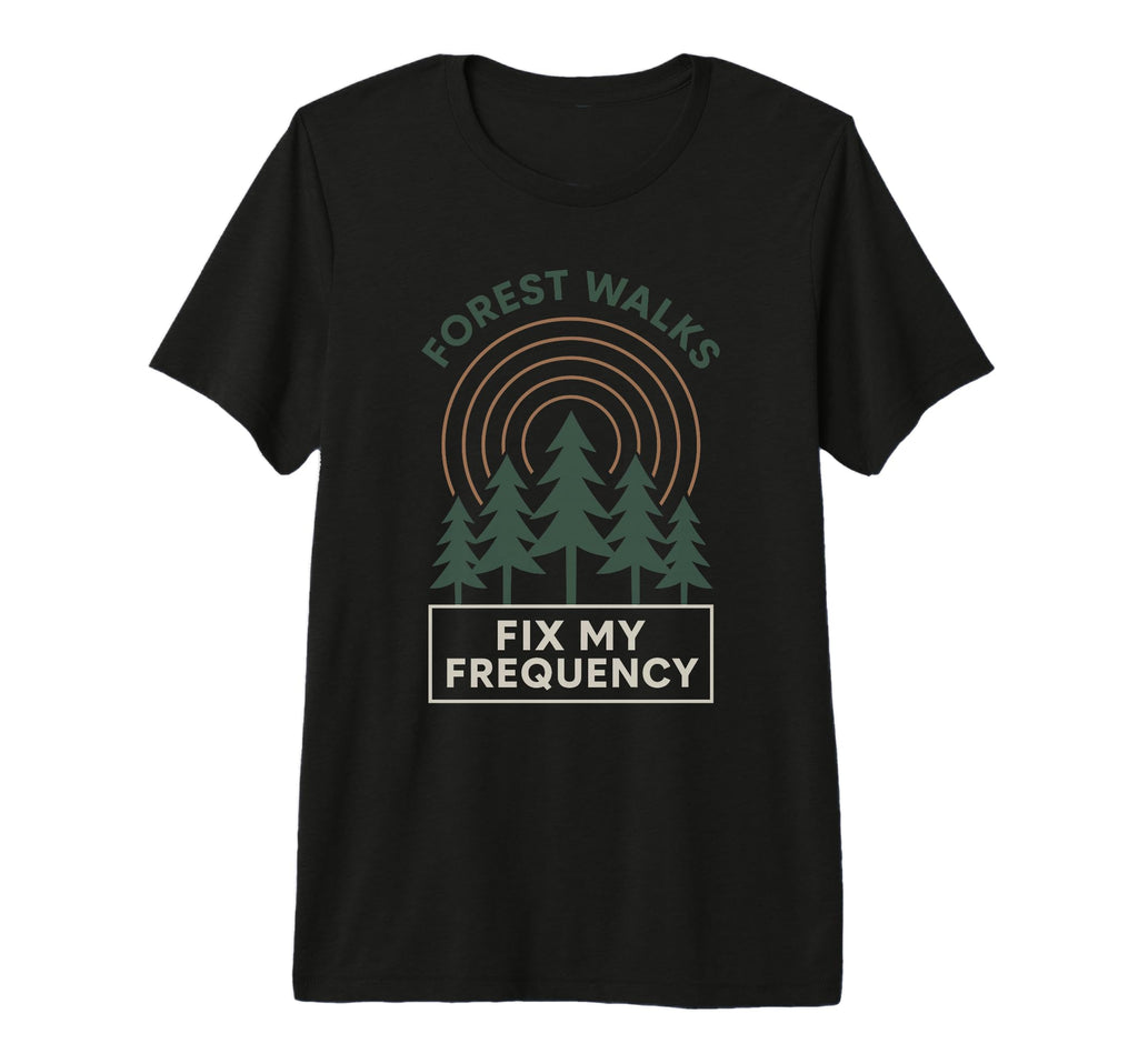 Forest Walk Overthinker Mental Reset T-Shirt - Streetwear Style Unisex - T-Shirt, Sweatshirt, Hoodie