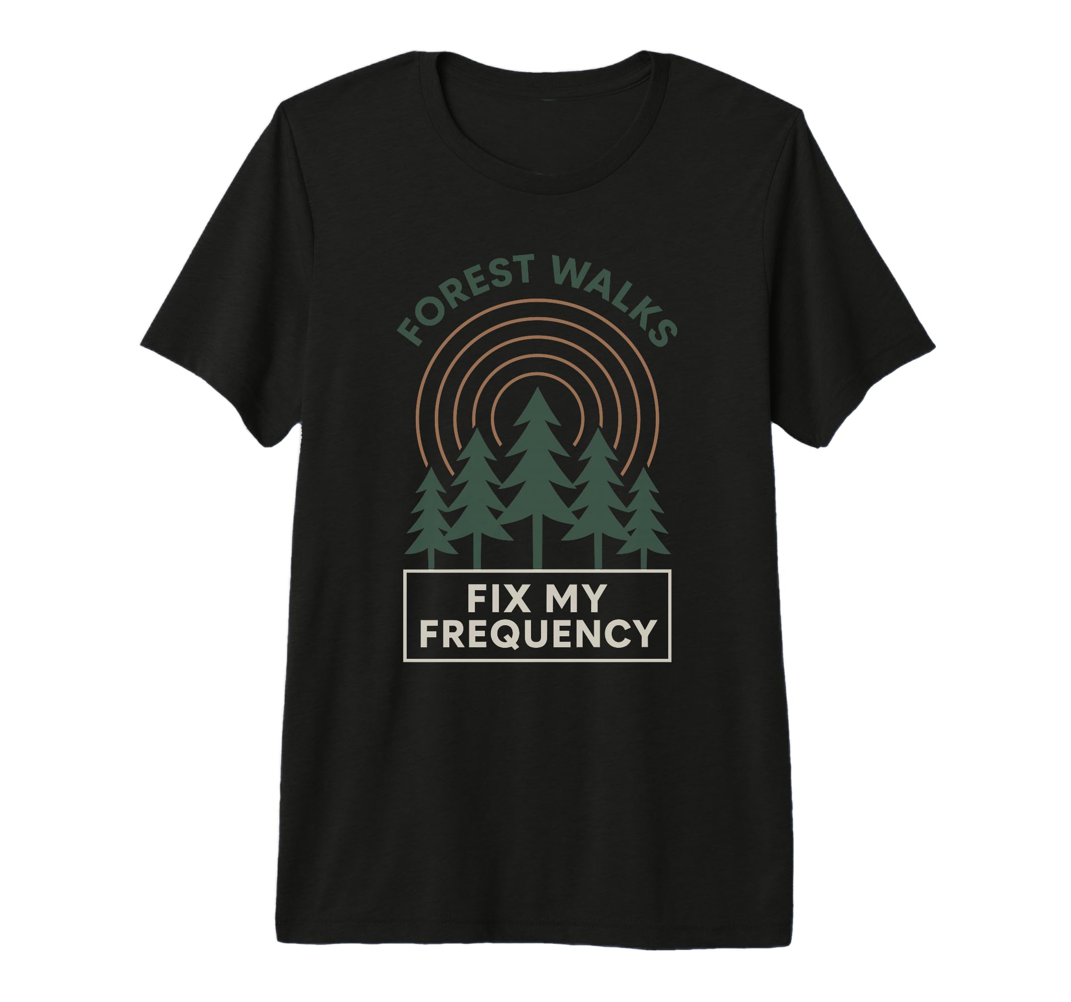 Forest Walk Overthinker Mental Reset T-Shirt - Streetwear Style Unisex - T-Shirt, Sweatshirt, Hoodie