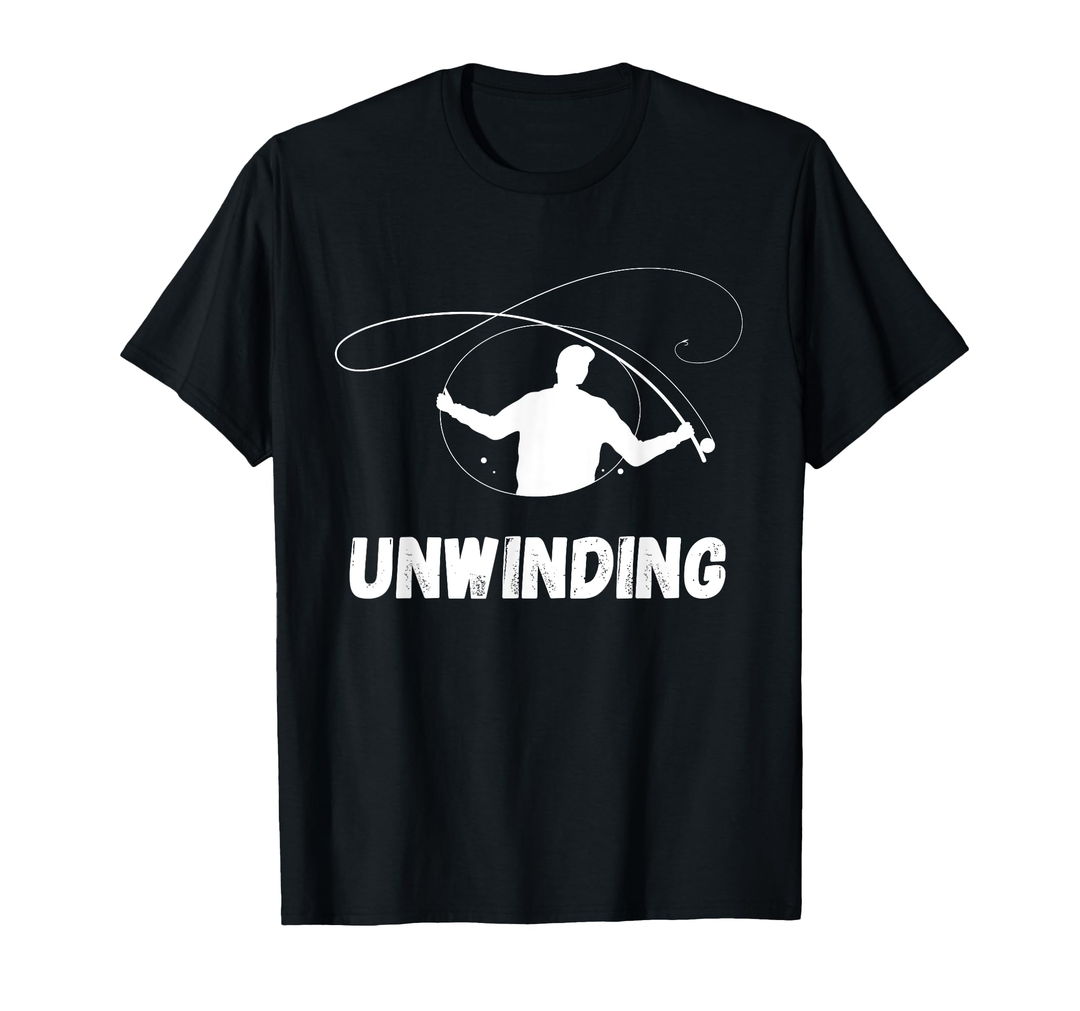 Funny Fishing Self Care Unwinding T-Shirt - Fun Novelty Design Unisex - T-Shirt, Sweatshirt, Hoodie