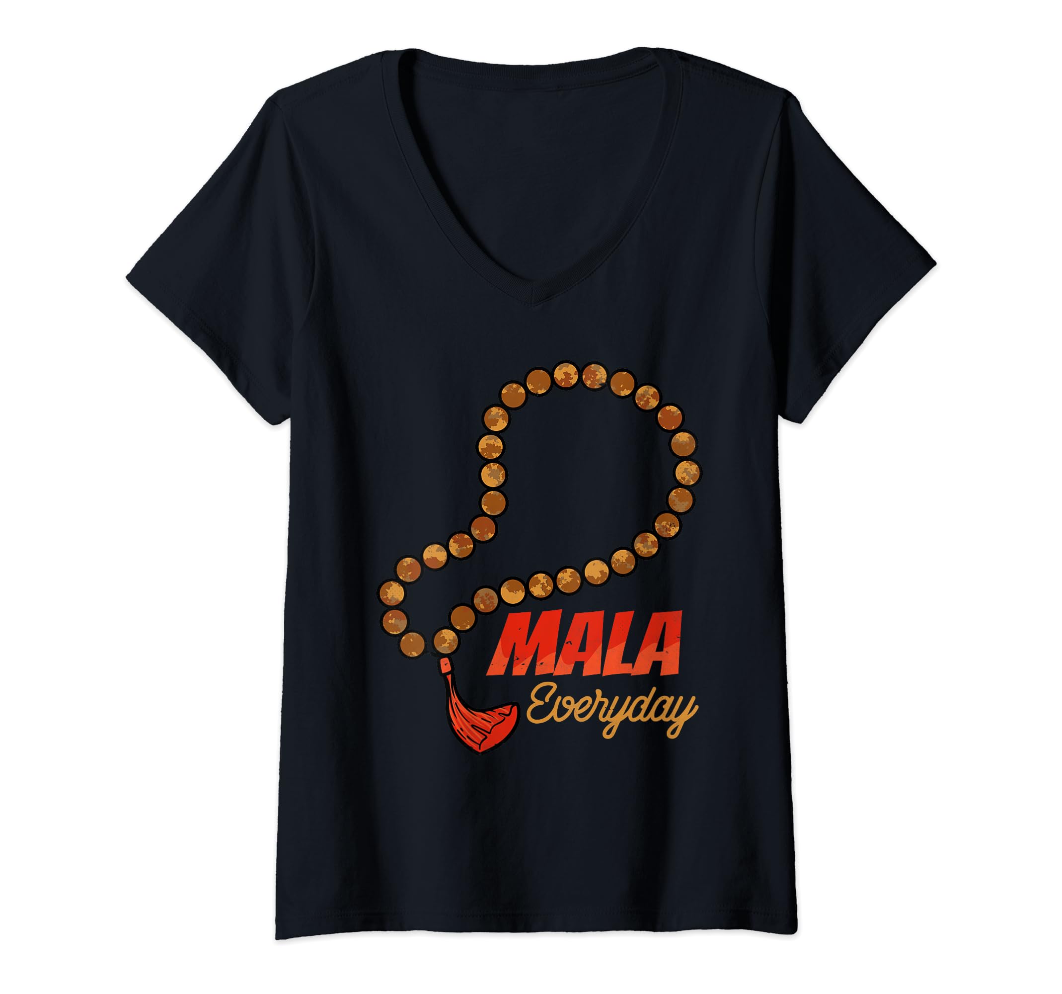 Womens Beads Mala Everyday Chakra T-Shirt - Novelty Apparel Men Women - T-Shirt, Sweatshirt, Hoodie