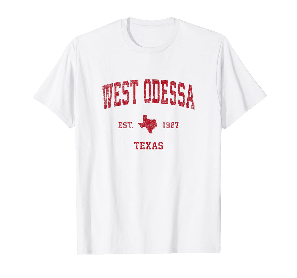 West Odessa Texas Tx Sports Red T-Shirt - Aesthetic Graphic Unisex - T-Shirt, Sweatshirt, Hoodie