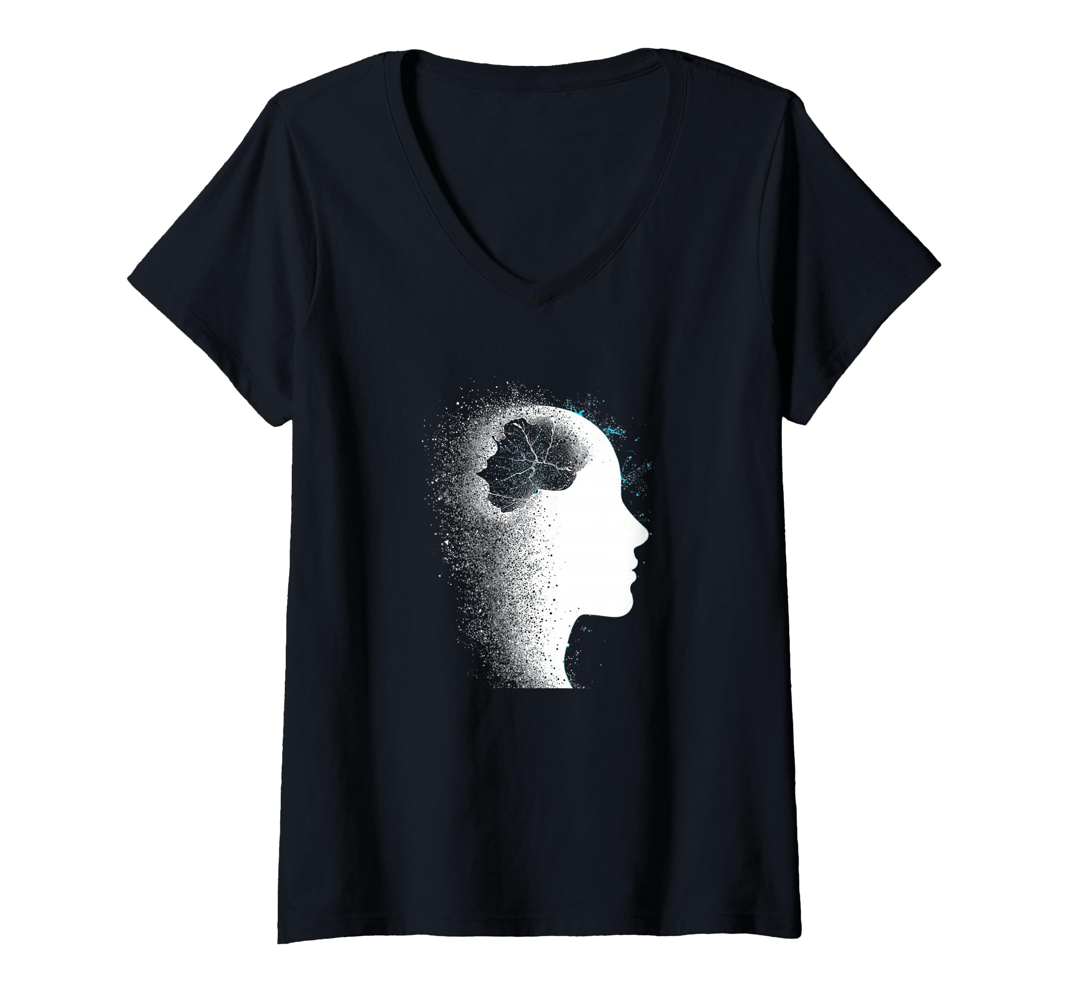 Womens Glitch Pointillism Art Overthinker T-Shirt - Trendy Graphic Unisex - T-Shirt, Sweatshirt, Hoodie