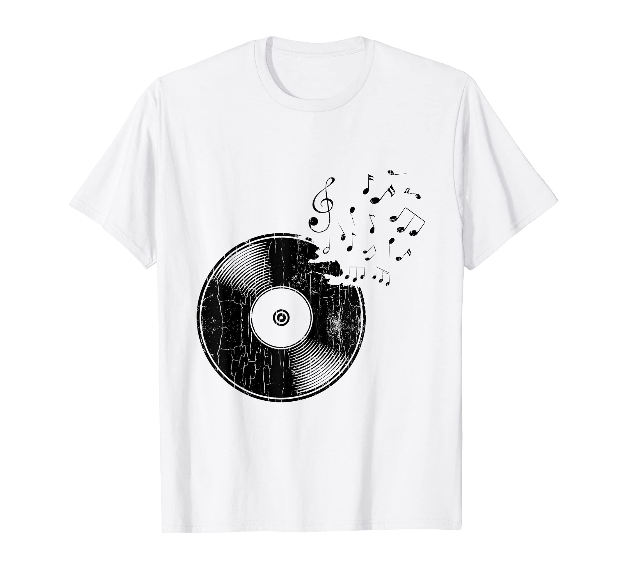 Vinyl Music Funny Record Lover T-Shirt - Minimalist Print Unisex - T-Shirt, Sweatshirt, Hoodie