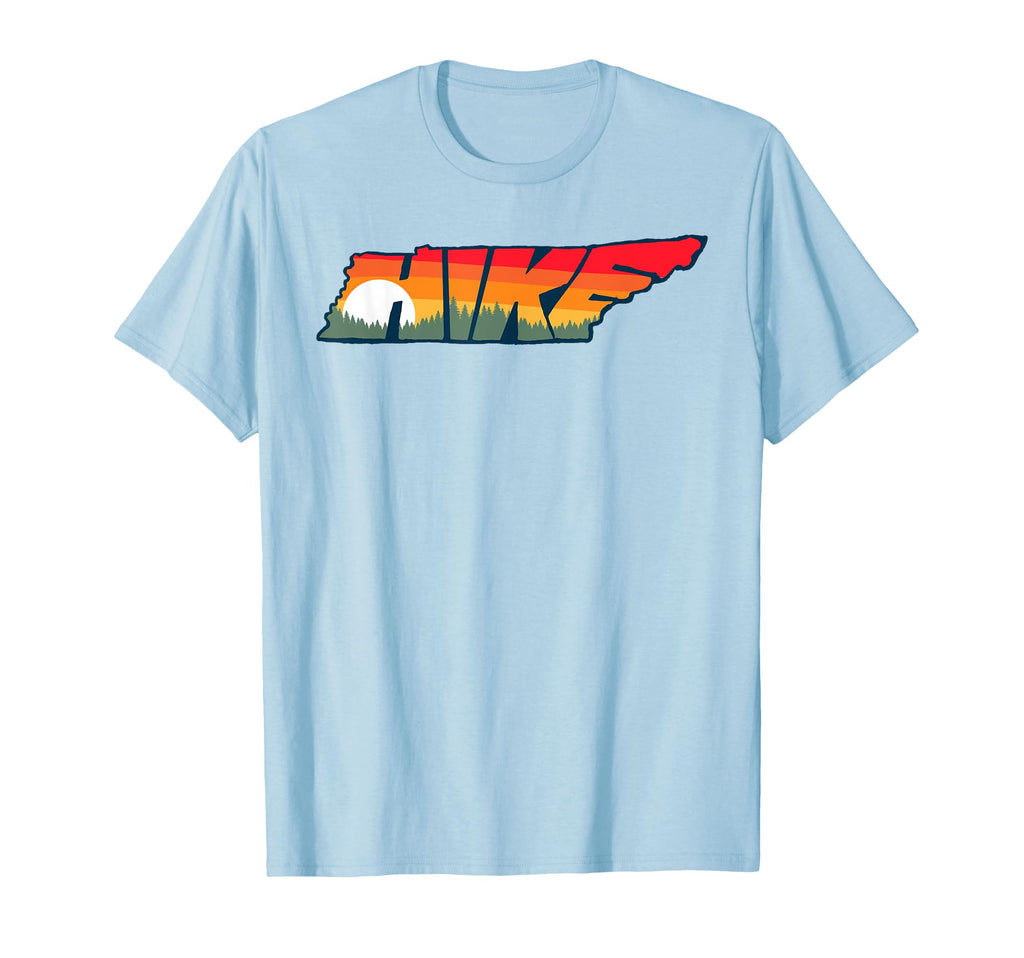 Hike Tennessee Outdoor Hiking Typography T-Shirt - Minimalist Print Unisex - T-Shirt, Sweatshirt, Hoodie