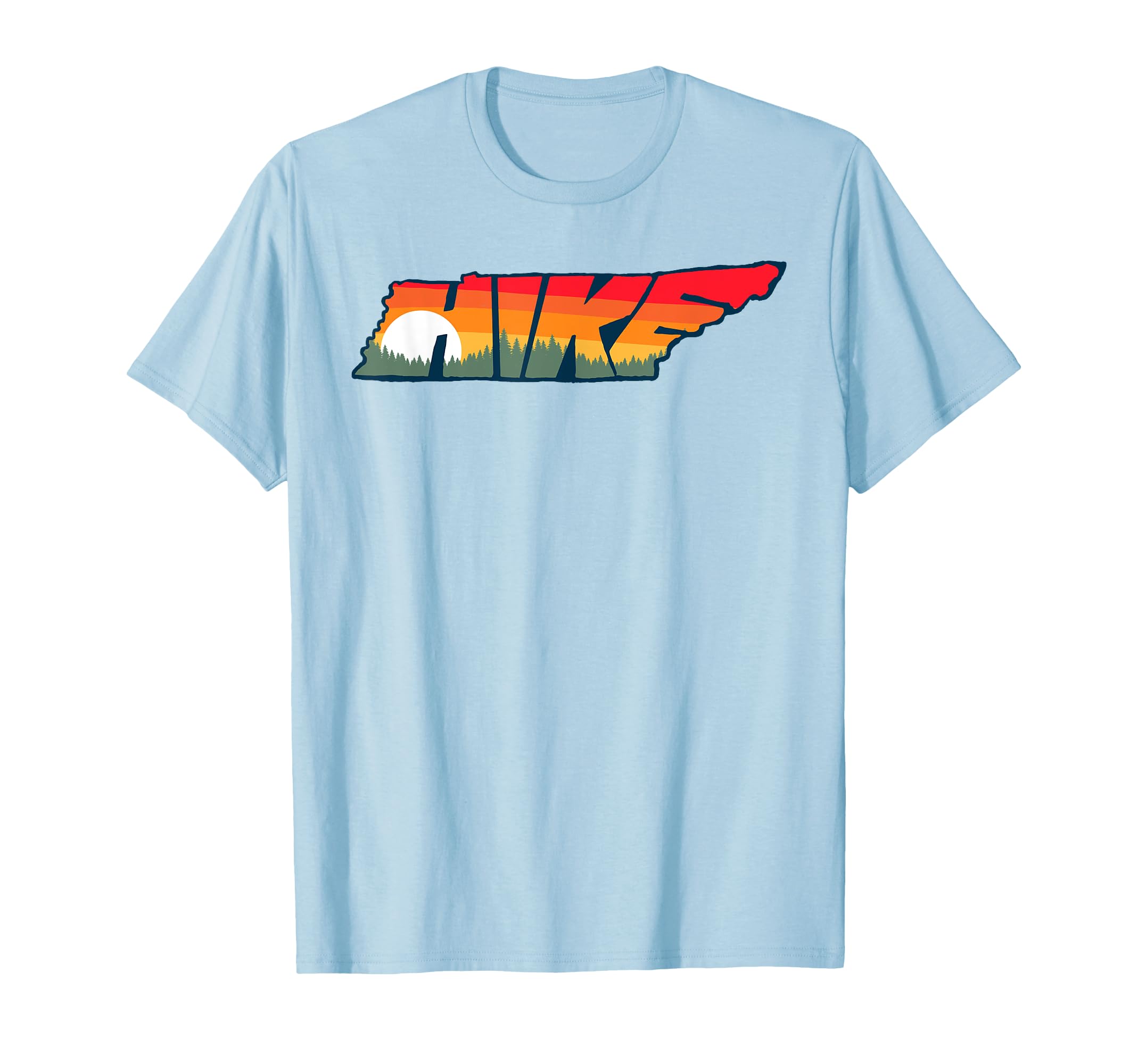 Hike Tennessee Outdoor Hiking Typography T-Shirt - Minimalist Print Unisex - T-Shirt, Sweatshirt, Hoodie