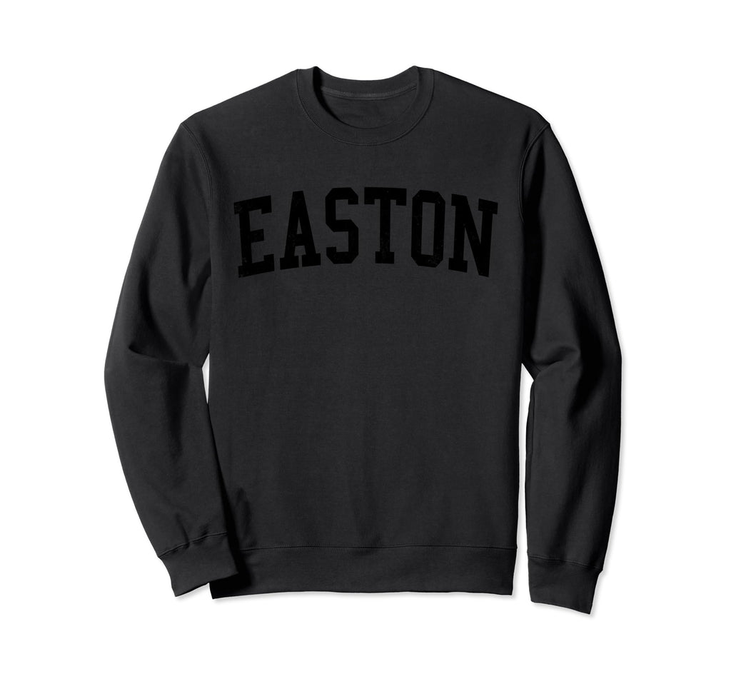 Easton Pa Distressed Black Varsity Sweatshirt - Graphic Print Men Women - T-Shirt, Sweatshirt, Hoodie