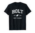 Bolt West Virginia Wv Athletic Sports T-Shirt - Unique Graphic Men Women - T-Shirt, Sweatshirt, Hoodie