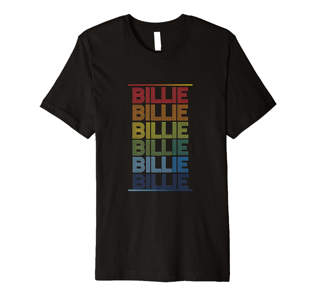 Billie Multicolor Typography T-Shirt - Trendy Graphic for Adults - T-Shirt, Sweatshirt, Hoodie
