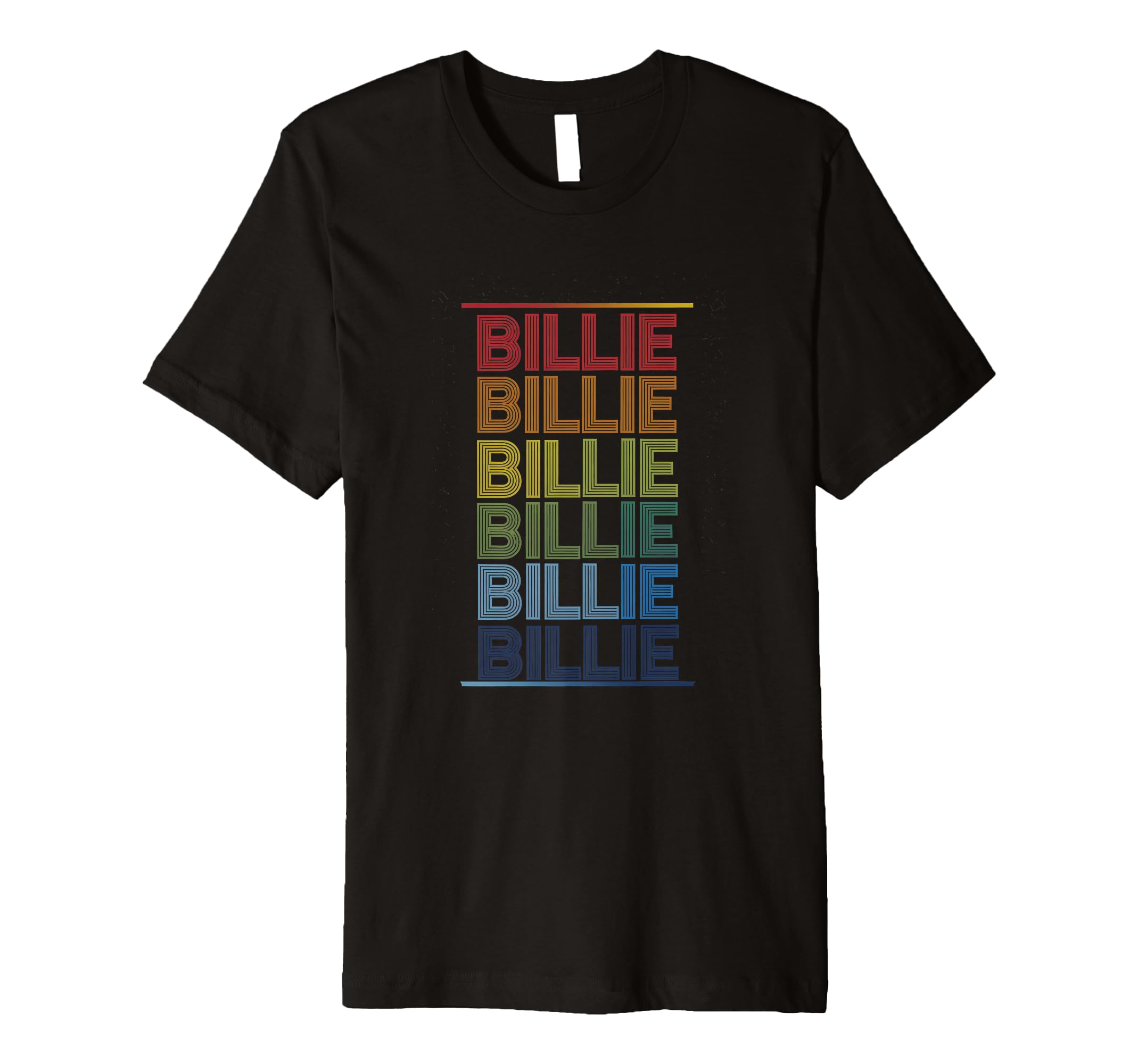 Billie Multicolor Typography T-Shirt - Trendy Graphic for Adults - T-Shirt, Sweatshirt, Hoodie