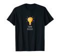 Think Positive Motivational Positive T-Shirt - Custom Art Print for Adults - T-Shirt, Sweatshirt, Hoodie
