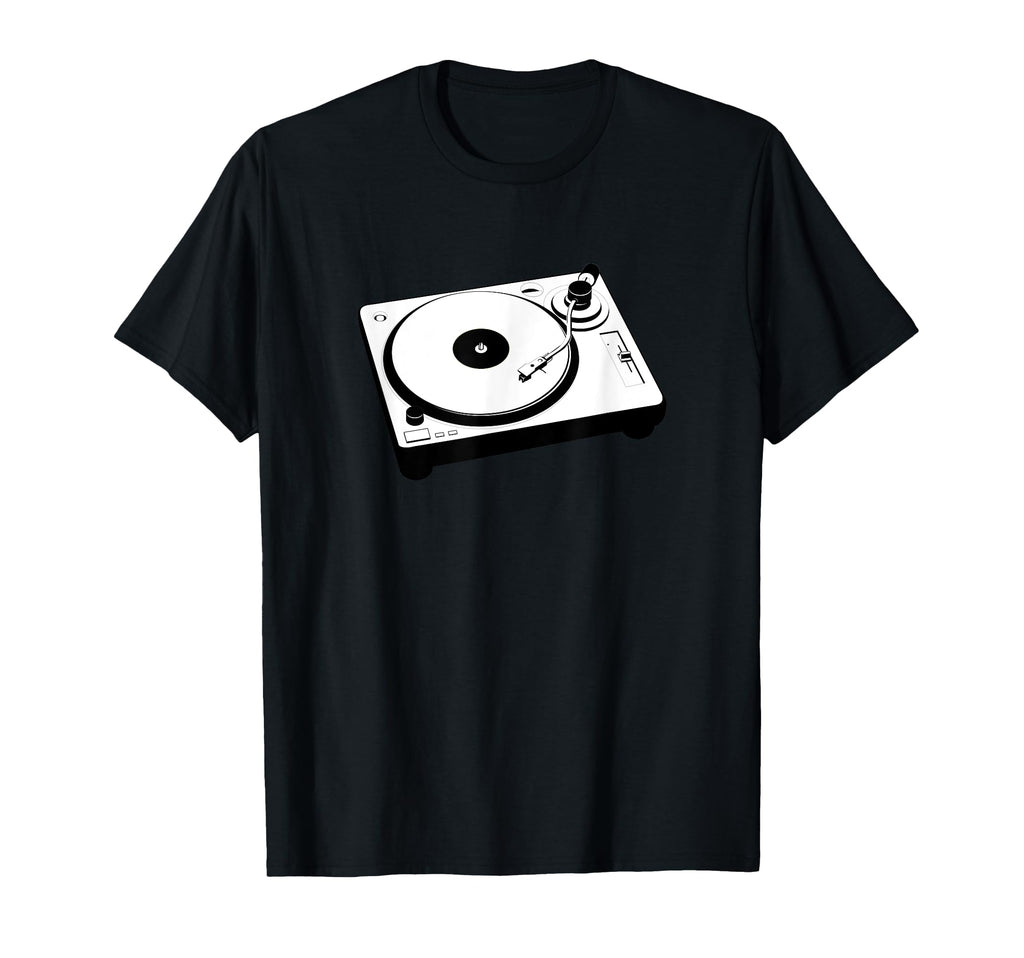 80S 90S Dj Electro Turntable Vinyl T-Shirt - Streetwear Style Men Women - T-Shirt, Sweatshirt, Hoodie