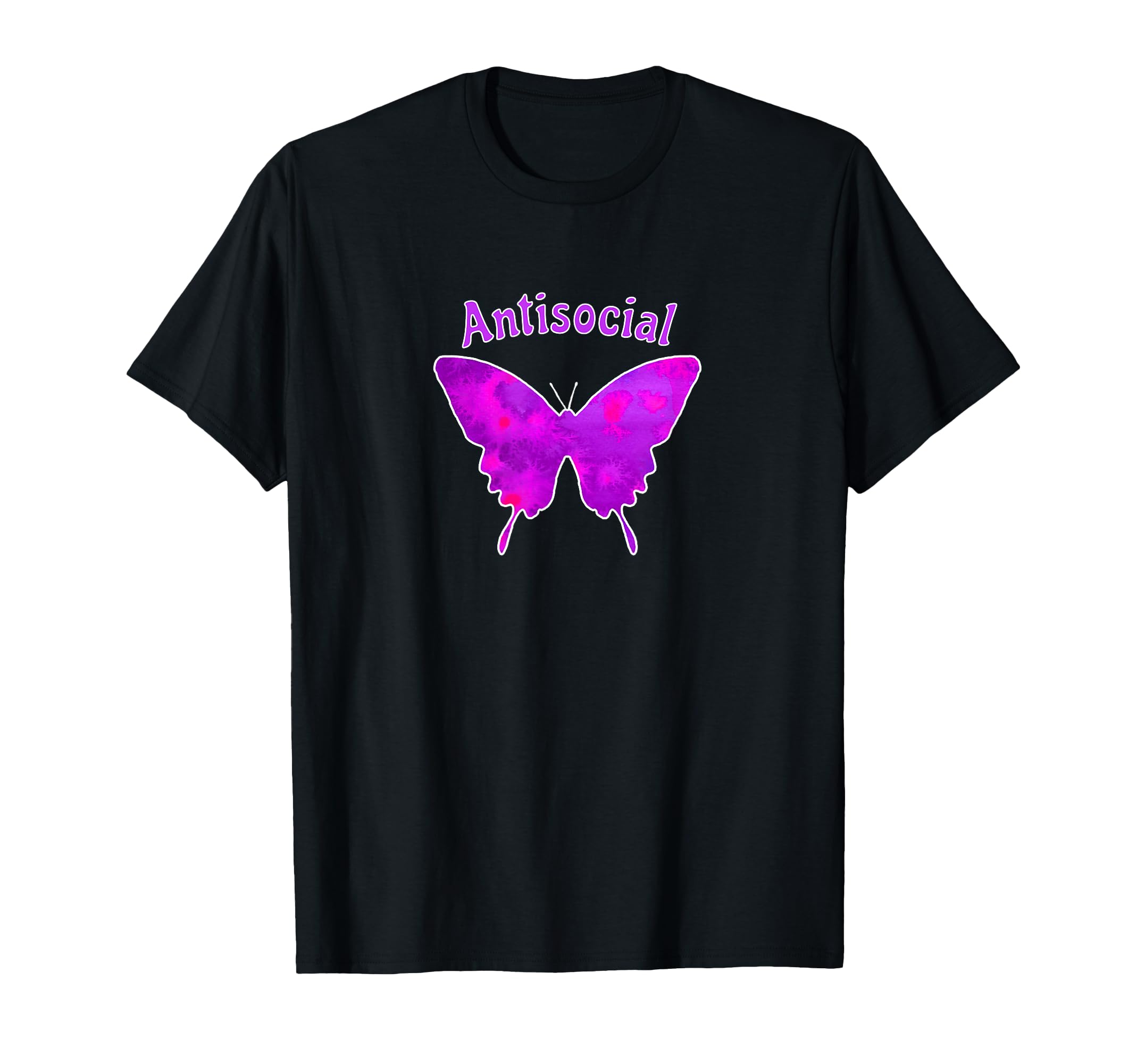 Antisocial Social Butterfly Loner T-Shirt - Streetwear Style Men Women - T-Shirt, Sweatshirt, Hoodie