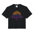Synthwave Outrun Vaporwave City Hoodie - Casual Everyday Wear Unisex - T-Shirt, Sweatshirt, Hoodie