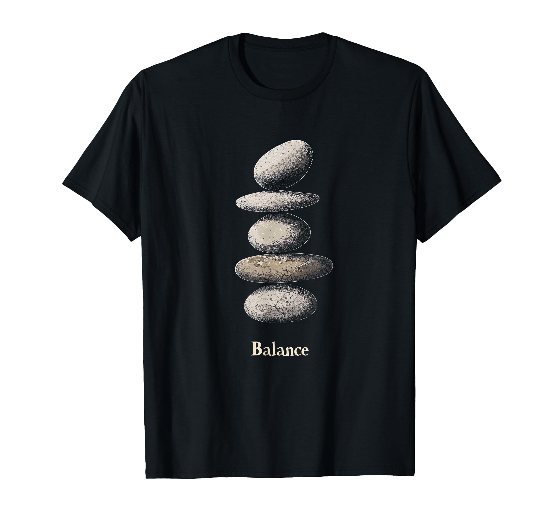 Zen Balancing Stones Art Mindfulness And T-Shirt - Streetwear Style Unisex - T-Shirt, Sweatshirt, Hoodie