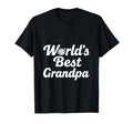Grandpa Legend Script Globe Typography T-Shirt - Novelty Apparel Unisex - T-Shirt, Sweatshirt, Hoodie