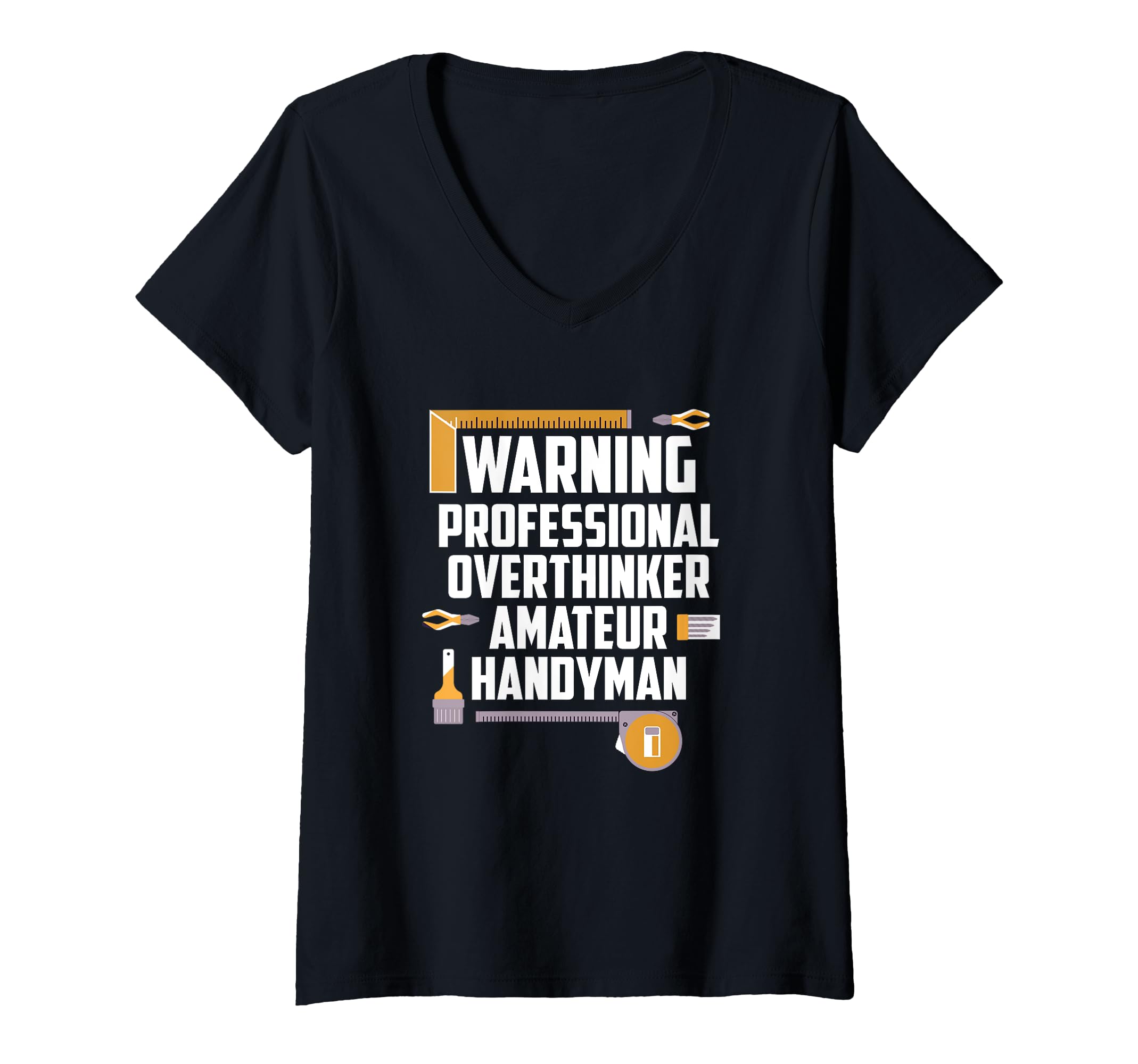 Womens Warning Professional Overthinker T-Shirt - Streetwear Style Unisex - T-Shirt, Sweatshirt, Hoodie