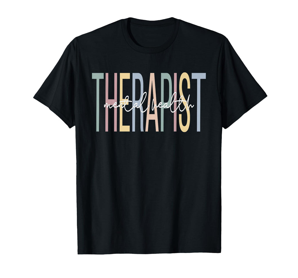 Mental Health Therapist Boho Mental T-Shirt - Minimalist Print Men Women - T-Shirt, Sweatshirt, Hoodie