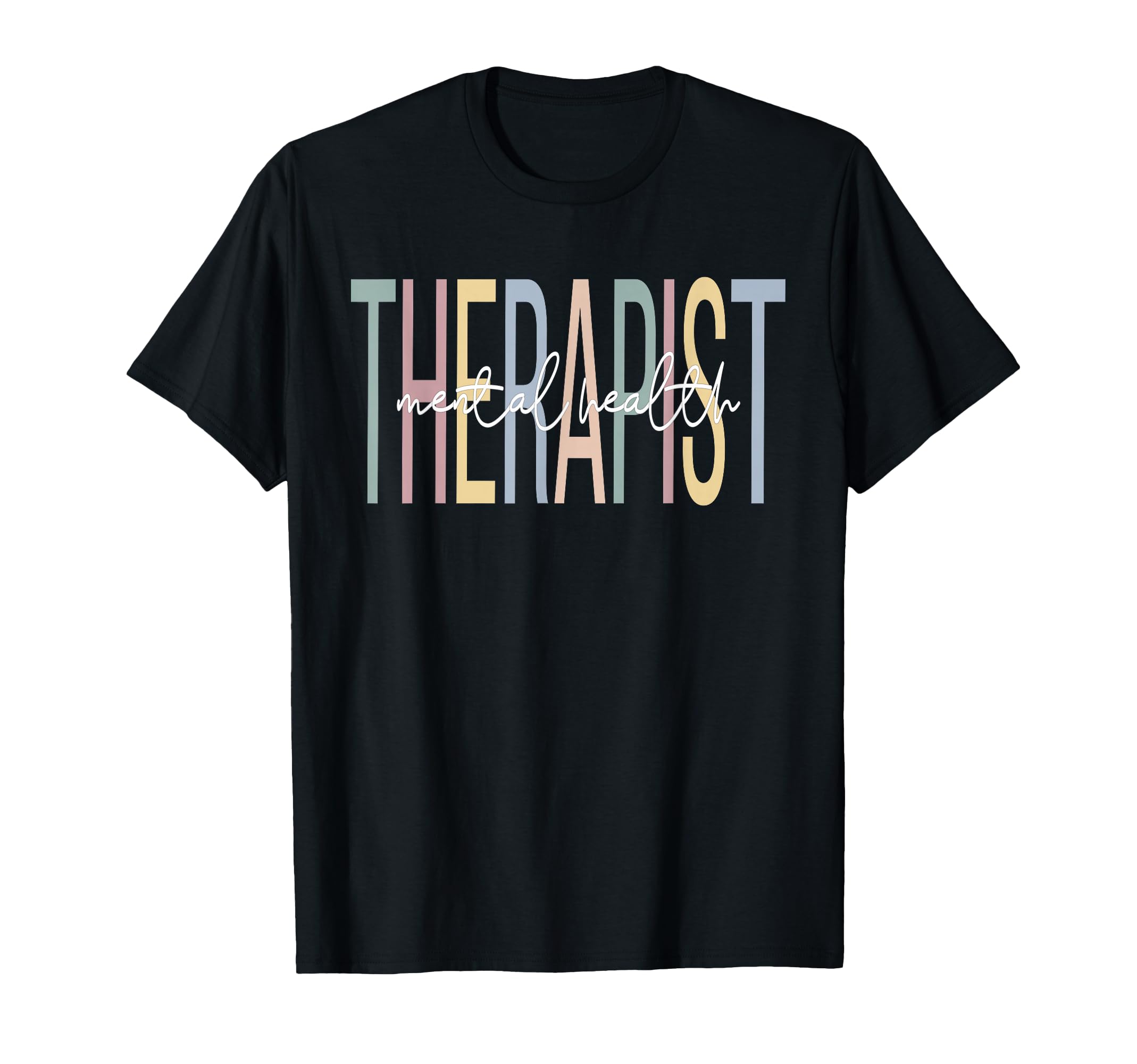 Mental Health Therapist Boho Mental T-Shirt - Minimalist Print Men Women - T-Shirt, Sweatshirt, Hoodie