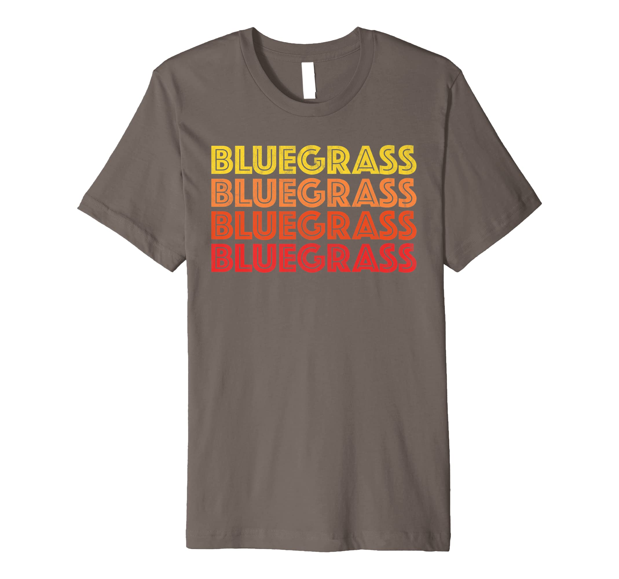 Bluegrass Multicolor Seventies T-Shirt - Minimalist Print for Adults - T-Shirt, Sweatshirt, Hoodie