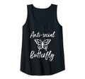 Womens Anti Social Butterfly Funny Hoodie - Novelty Apparel Men Women - T-Shirt, Sweatshirt, Hoodie
