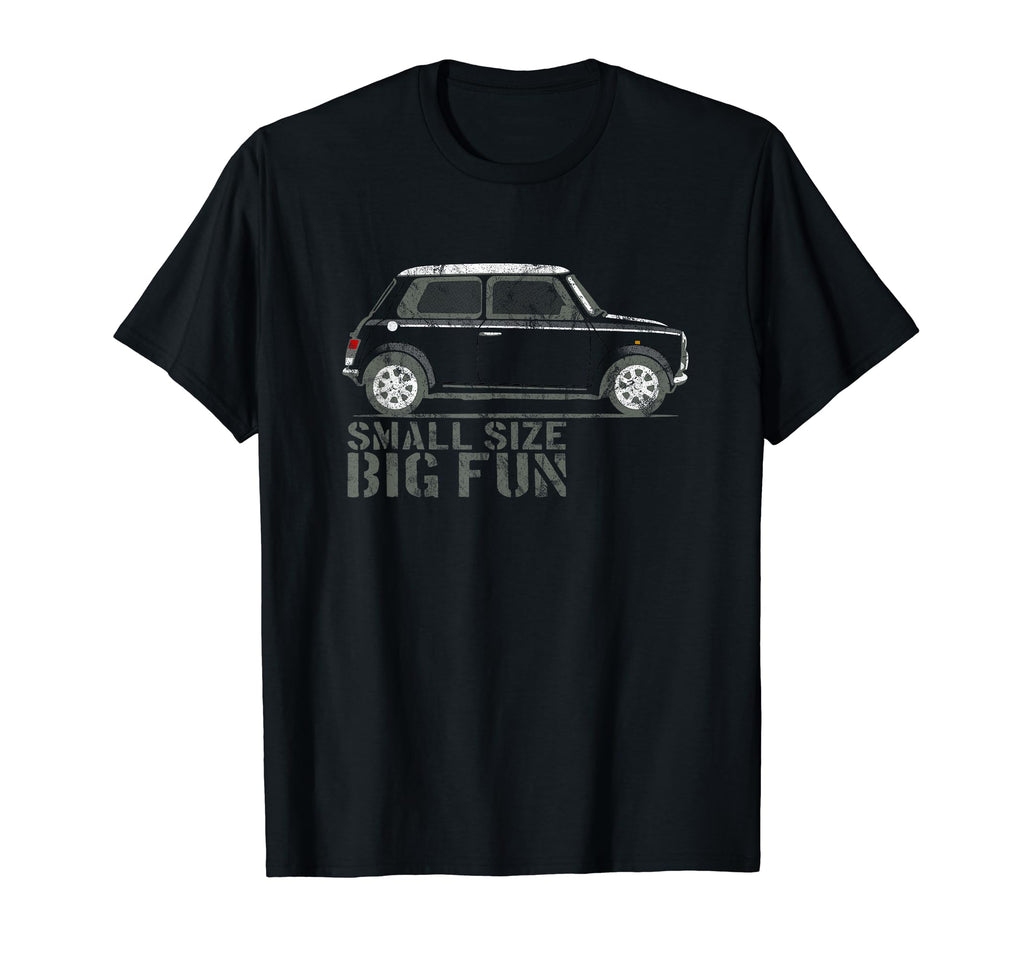 British Car Old School Mini Funny T-Shirt - Trendy Graphic Men Women - T-Shirt, Sweatshirt, Hoodie