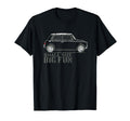 British Car Old School Mini Funny T-Shirt - Trendy Graphic Men Women - T-Shirt, Sweatshirt, Hoodie