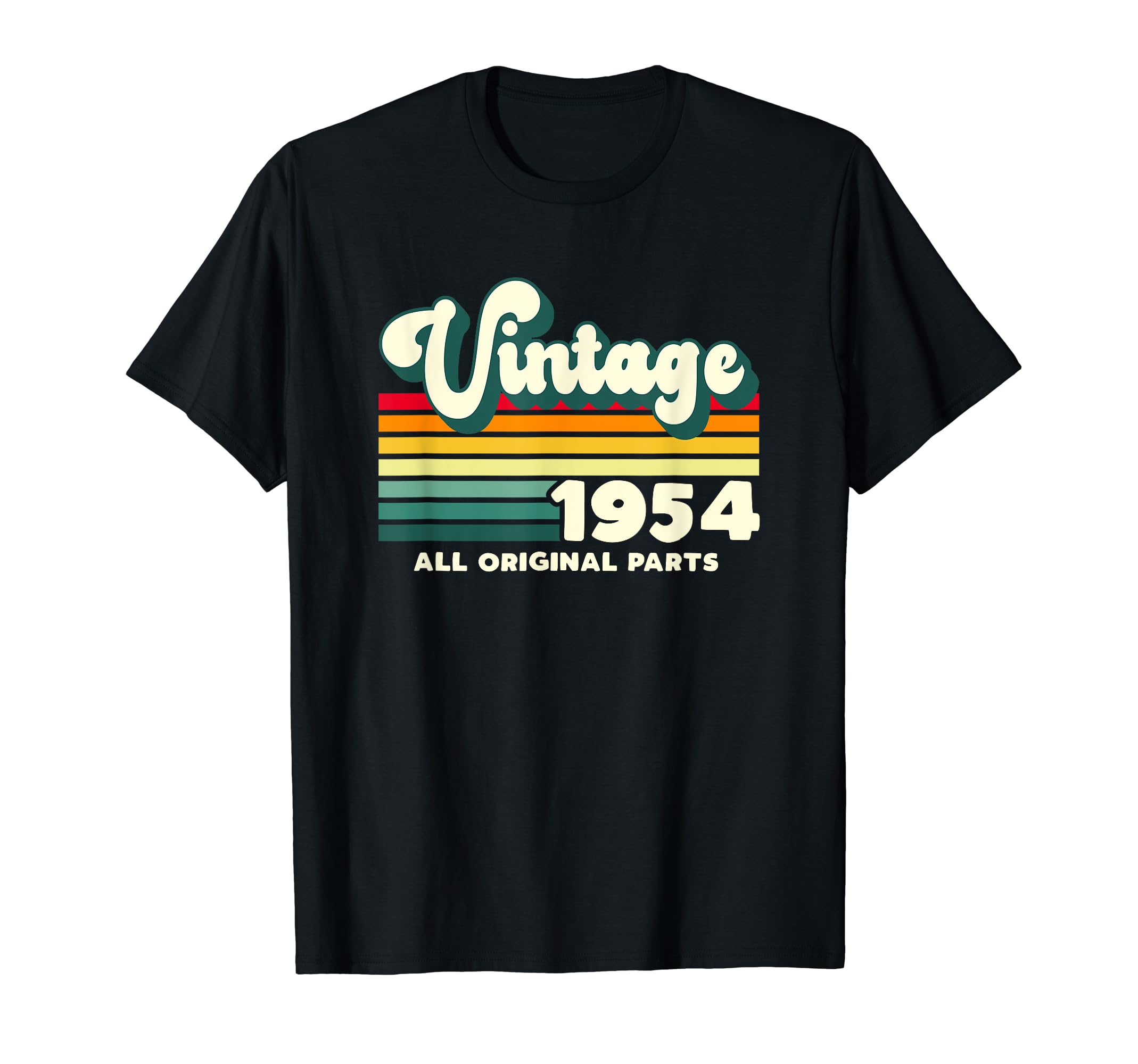 1954 All Original Parts Colorful Sunset T-Shirt - Trendy Graphic Unisex - T-Shirt, Sweatshirt, Hoodie