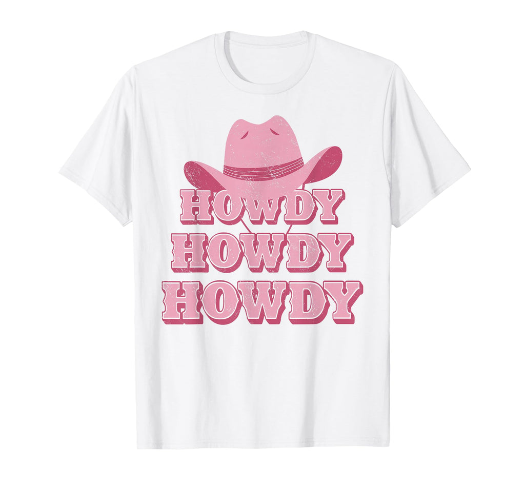 Howdy Southern Western Country Rodeo T-Shirt - Novelty Apparel for Adults - T-Shirt, Sweatshirt, Hoodie